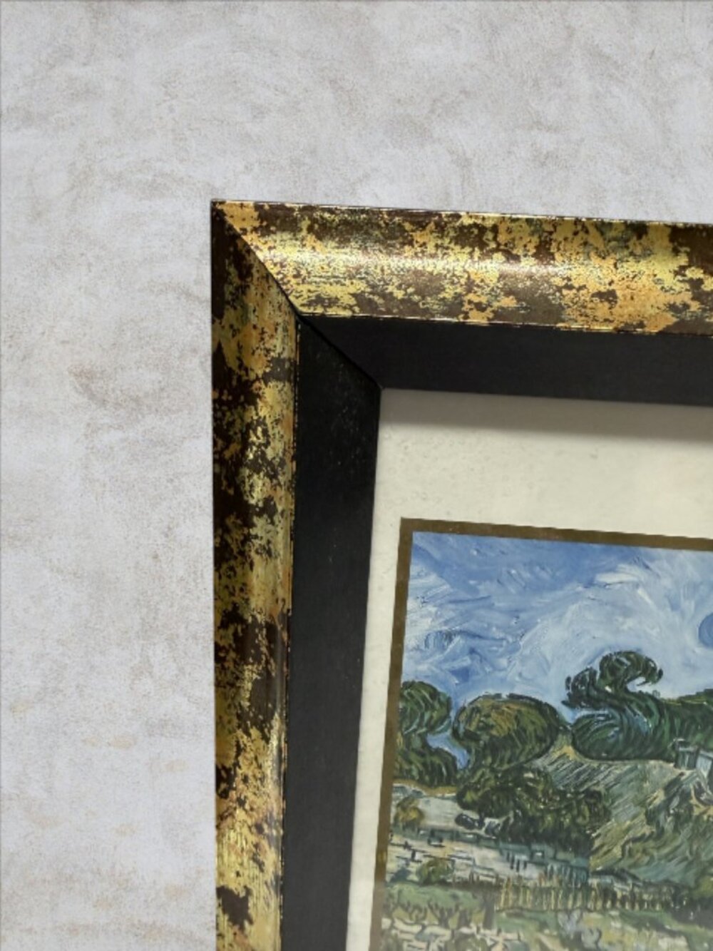 VAN GOGH PRINTS -- Gold & Black Gallery Frame, Ready to Hang, Set of 2, 9.5x11.5 - Picture 9 of 10